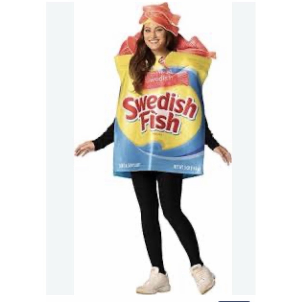 Rasta Imposta SWEDISH FISH PACK Halloween Costume Adult One Size Fits Most NEW